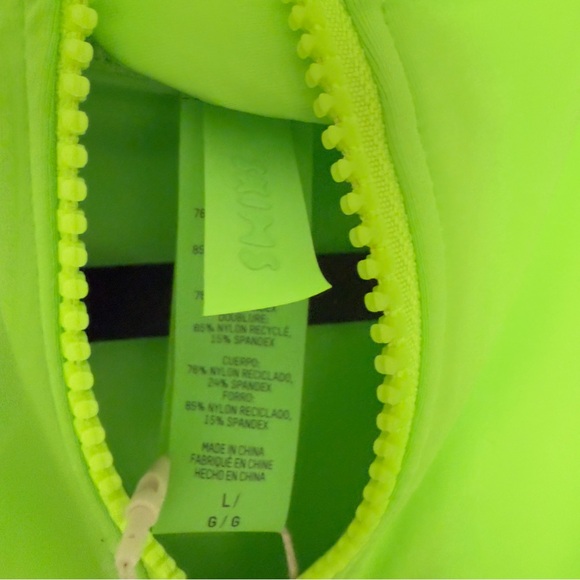 SKIMS Neon Green One Piece Swimsuit - Picture 6 of 9